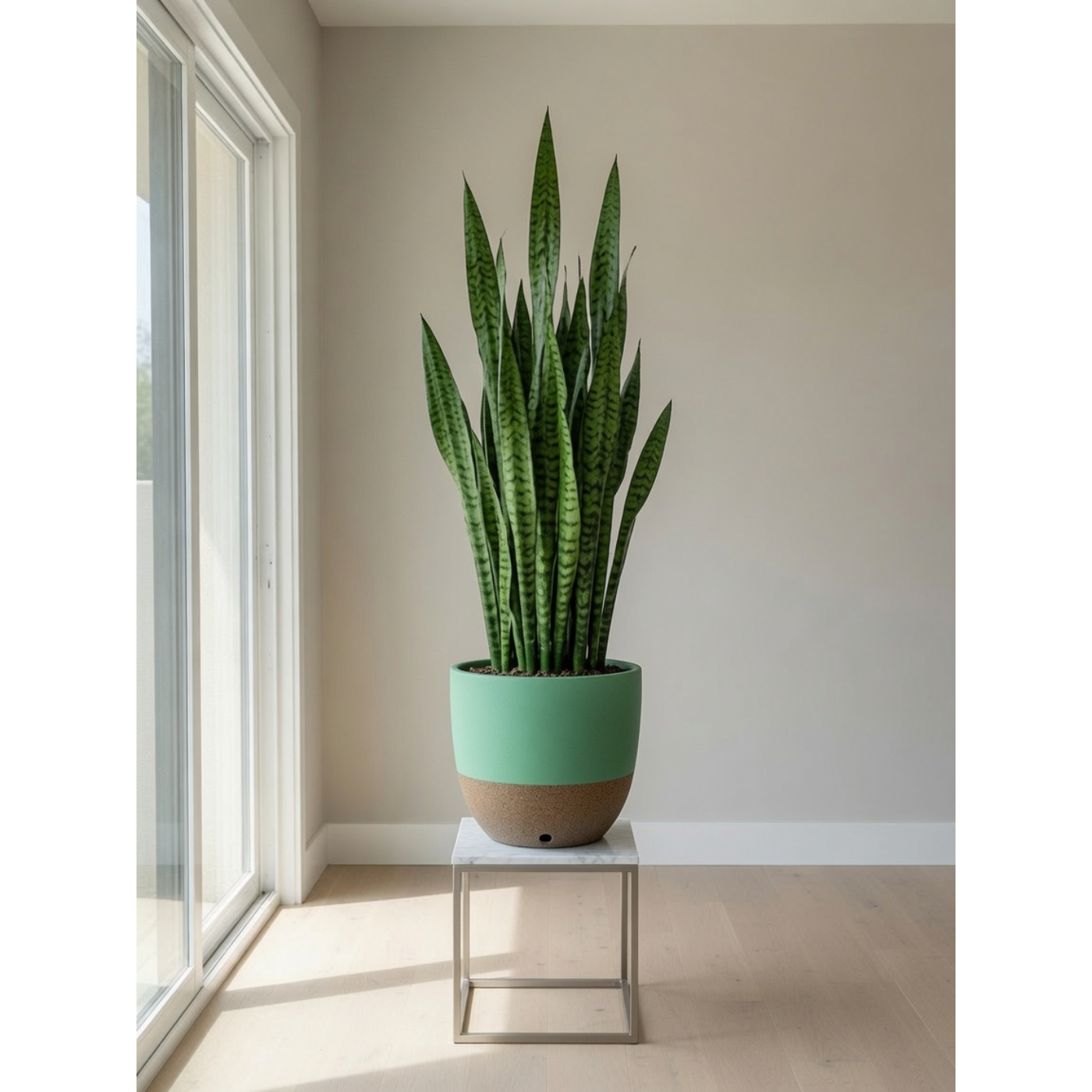 Green Snake Plant Large