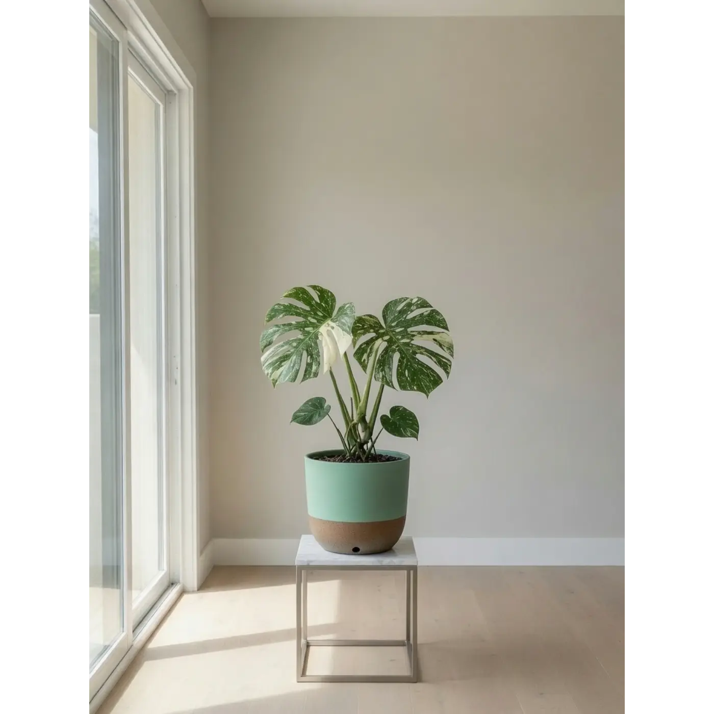 picture of a monstera thai constellation  plant 